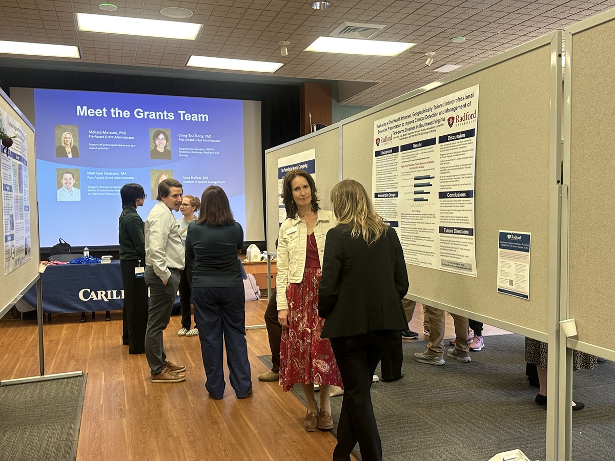 Attendees take time to network.