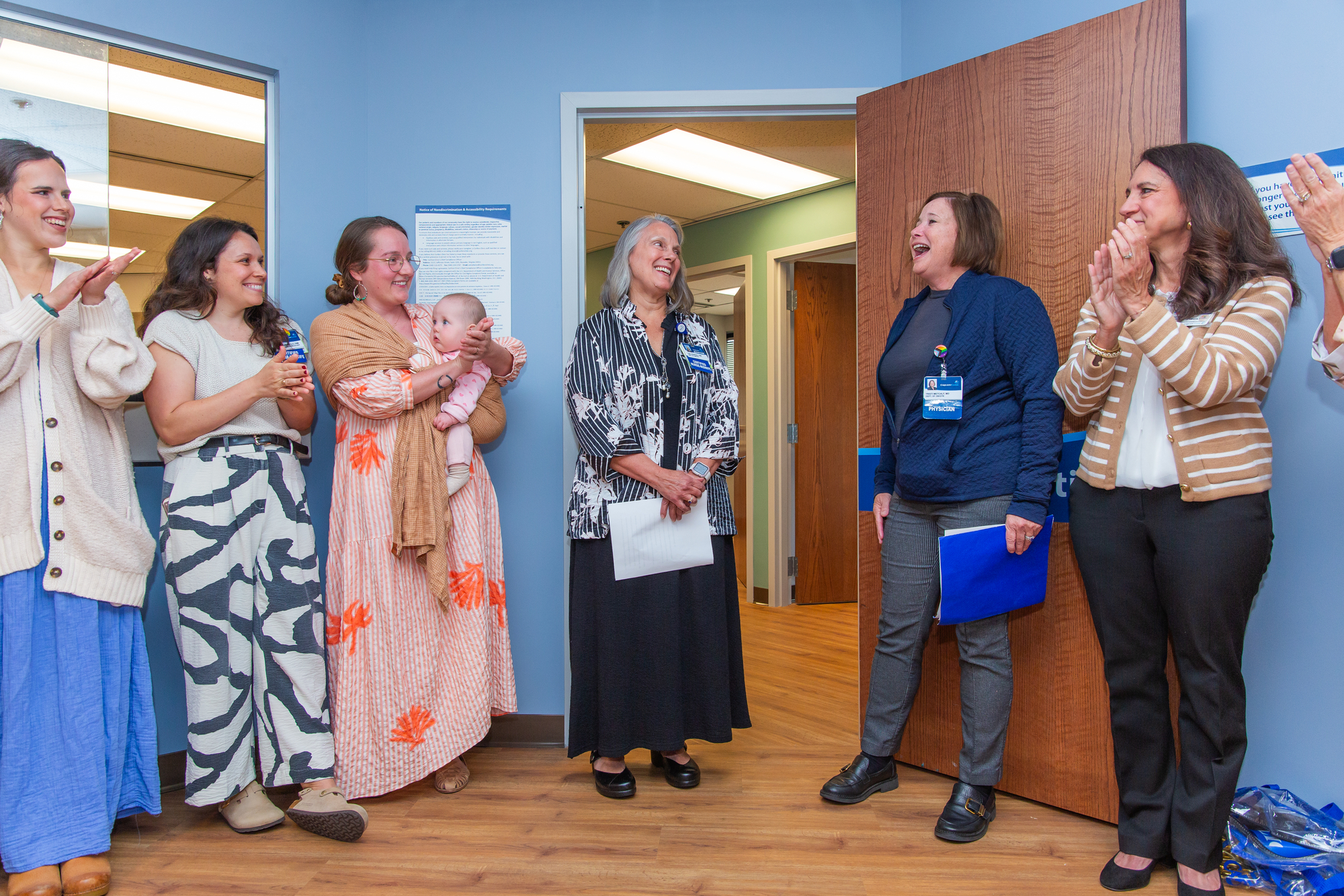 Ribbon cutting event for Carilion's first dedicated midwifery practice