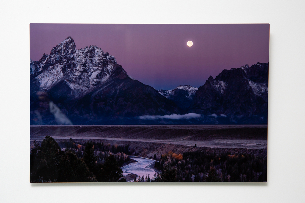 "Moonset at Sunrise Over the Snake River – Grand Teton National Park, Wyoming" by Tananchai Lucktong