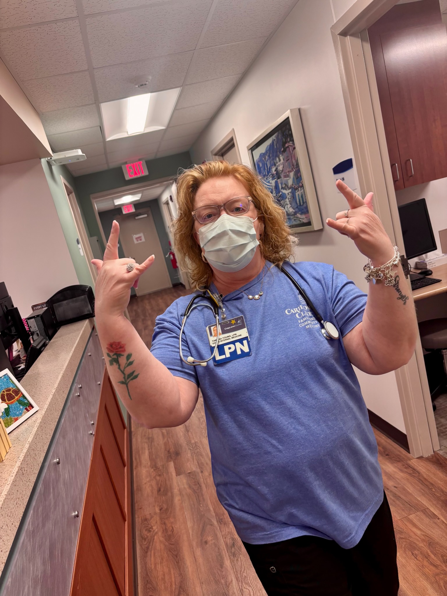 Carilion Family Medicine/Internal Medicine - Galax shows that Carilion blue never goes out of style!