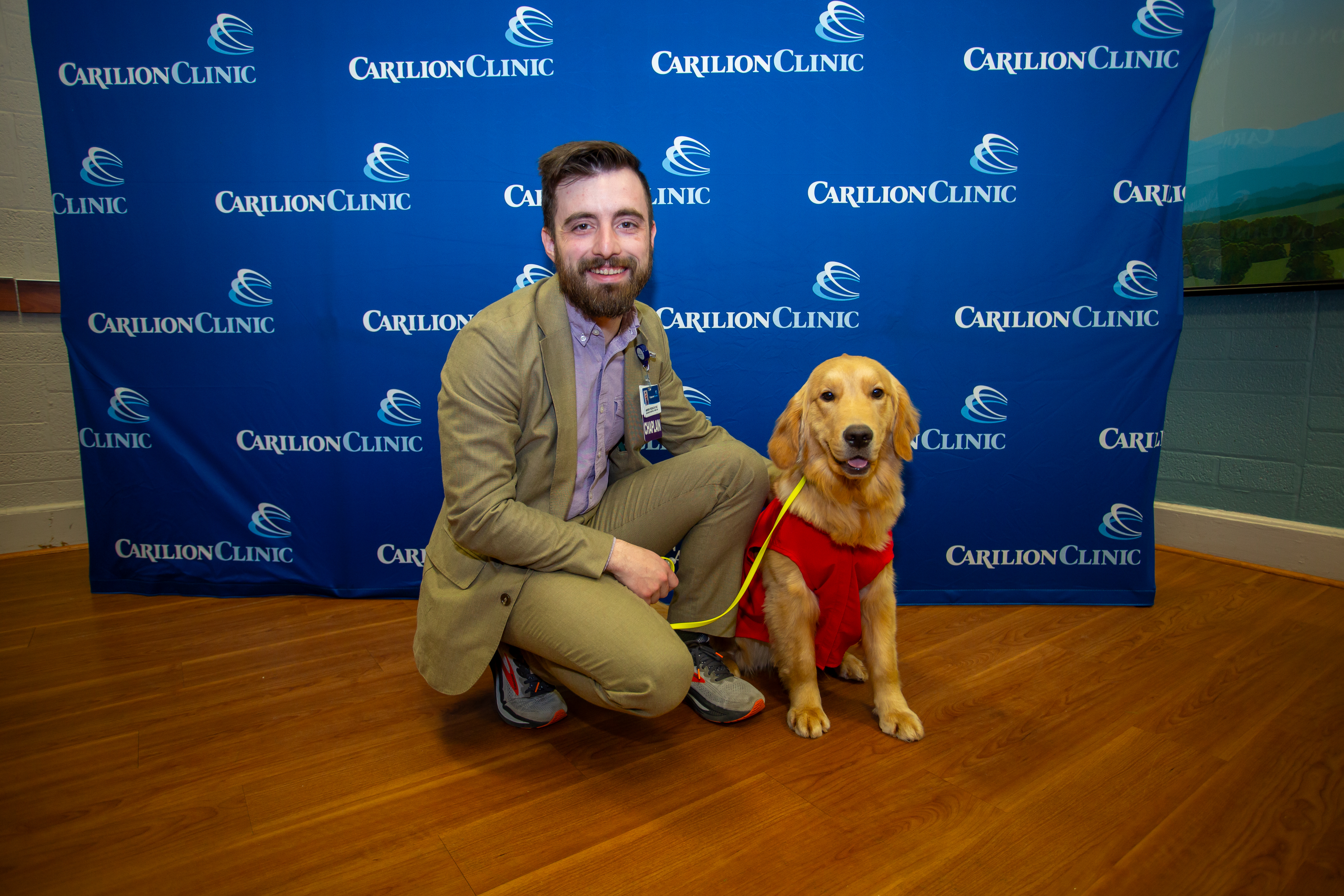 Andrew and Meadow at the International RNs welcome event