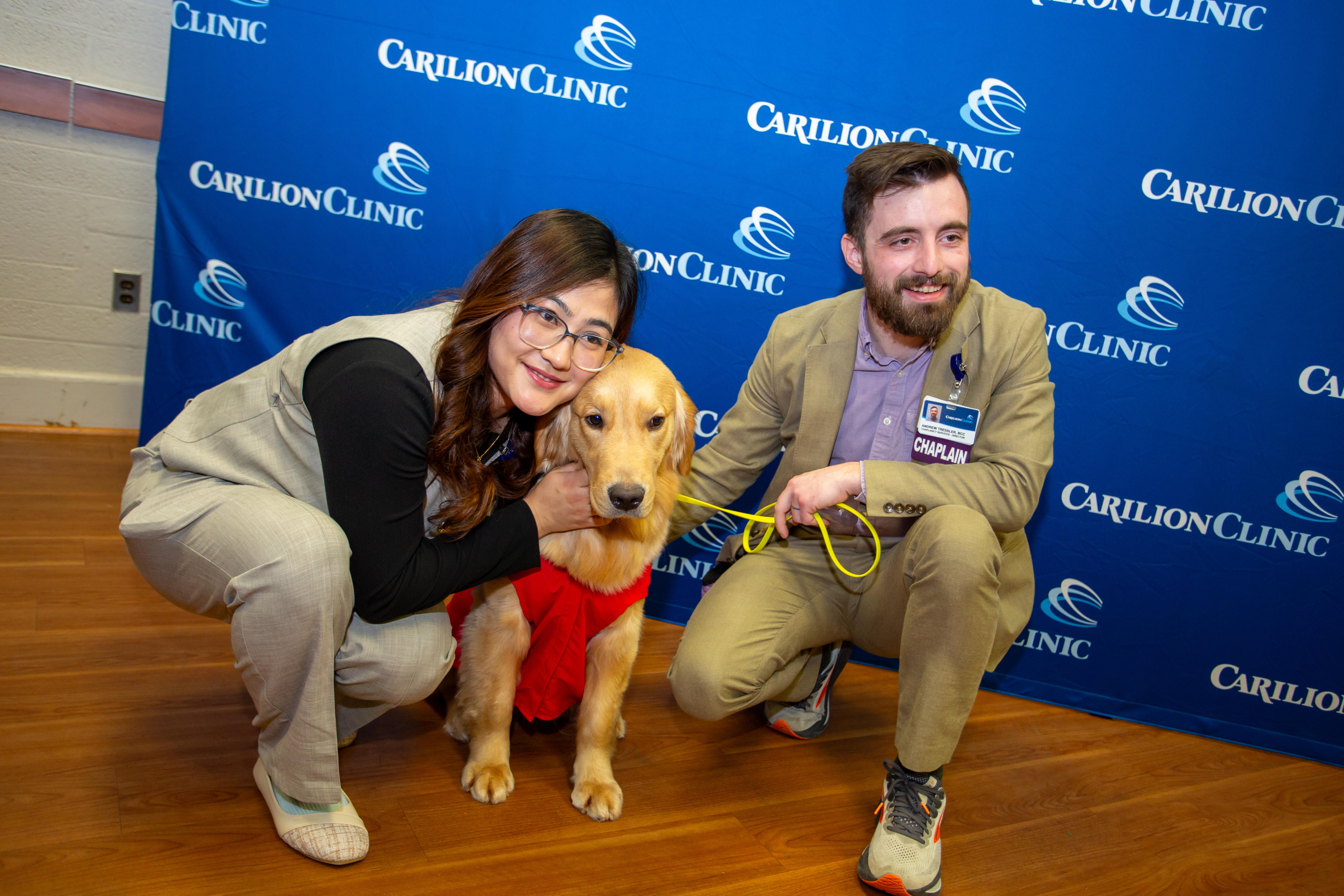 Andrew and Meadow at the International RNs welcome event
