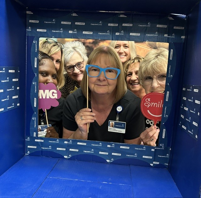 Game Day at CTCH with a photobooth.