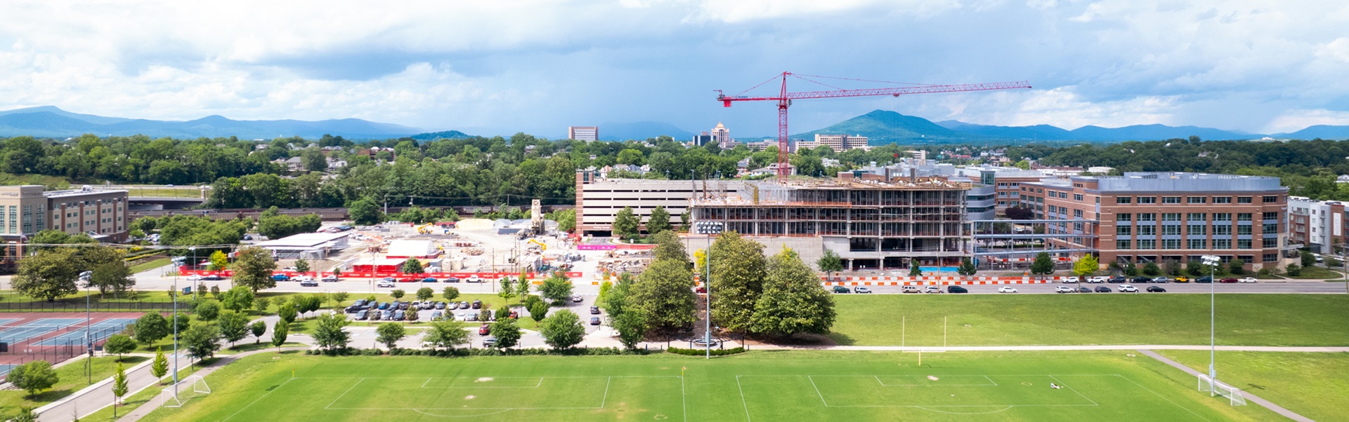 Carilion Taubman Cancer Center construction progress