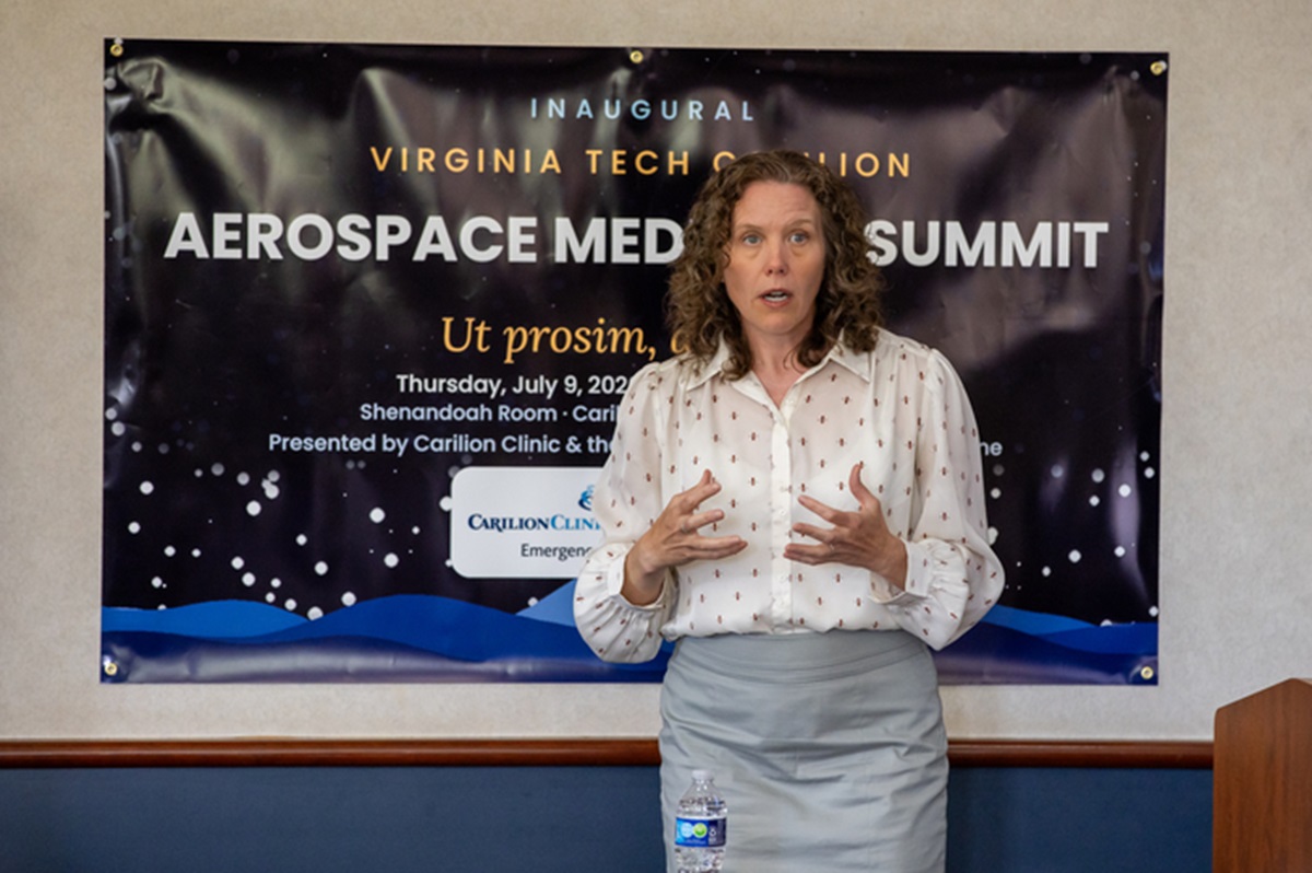 Sarah Henrickson Parker, PhD, director or Human Factors Research at Carilion Clinic and chair of the VTCSOM Department of Health Systems and Implementation Science, describes the challenges of human performance in complex and high-risk settings.