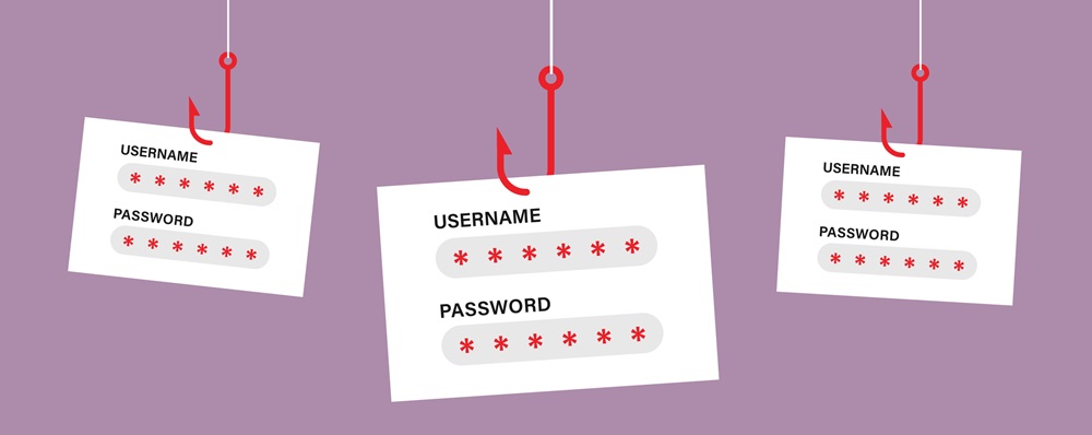 fish hooks asking for email and password