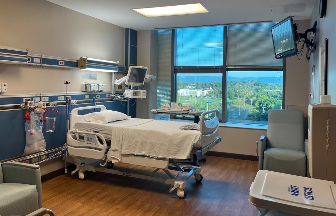 A room on the Epilepsy Monitoring Unit
