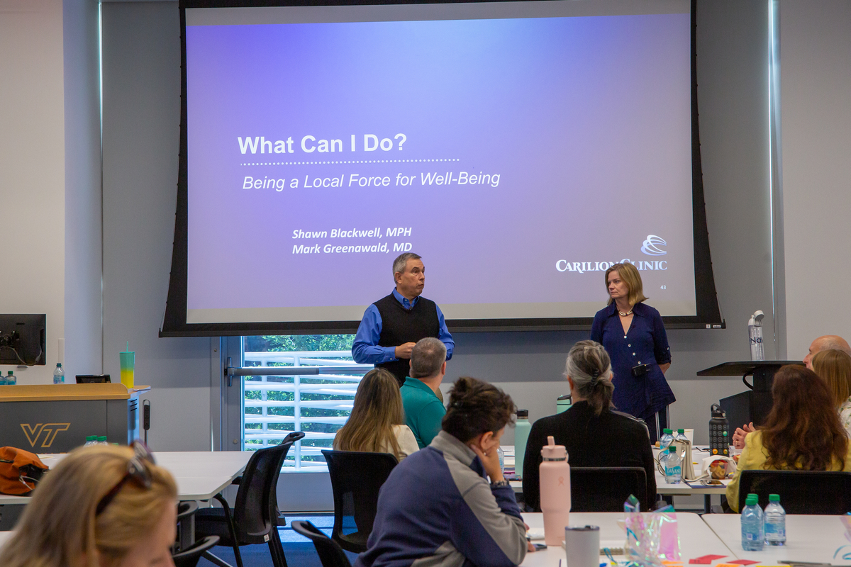 Dr. Mark Greenawald and Shawn Blackwell, Director, Change Management