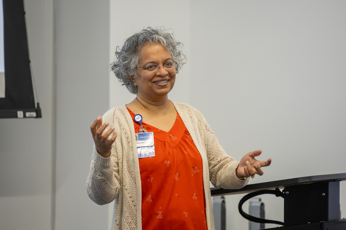 Dr. Manjusha Sahni, Well-being director for OBGYN