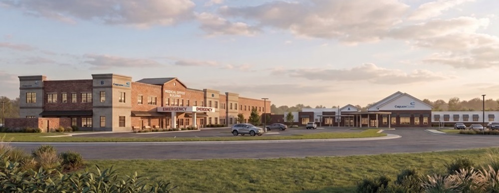 Rendering of the expanded Carilion Clinic Daleville facility.