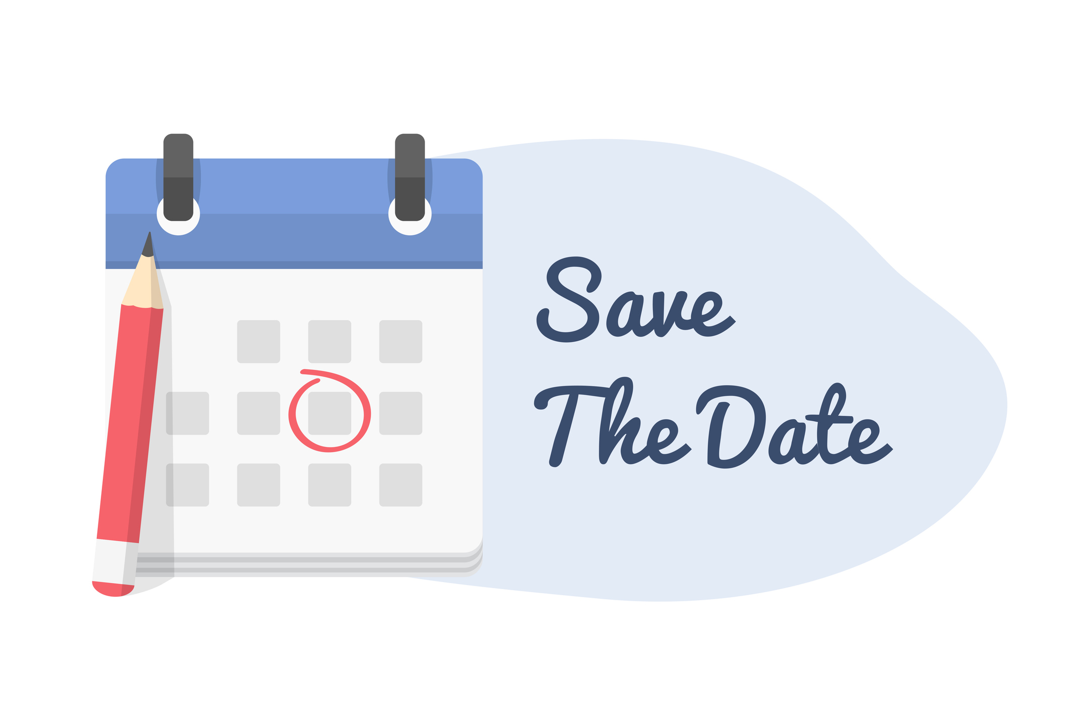 save the date desk calendar