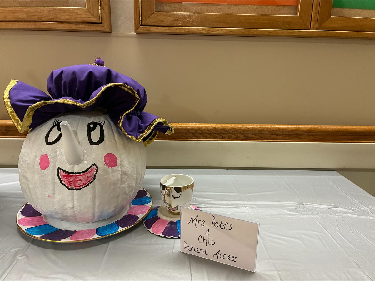 CRBH contestant:  CRBH Patient Access "Mrs. Potts and Chip"