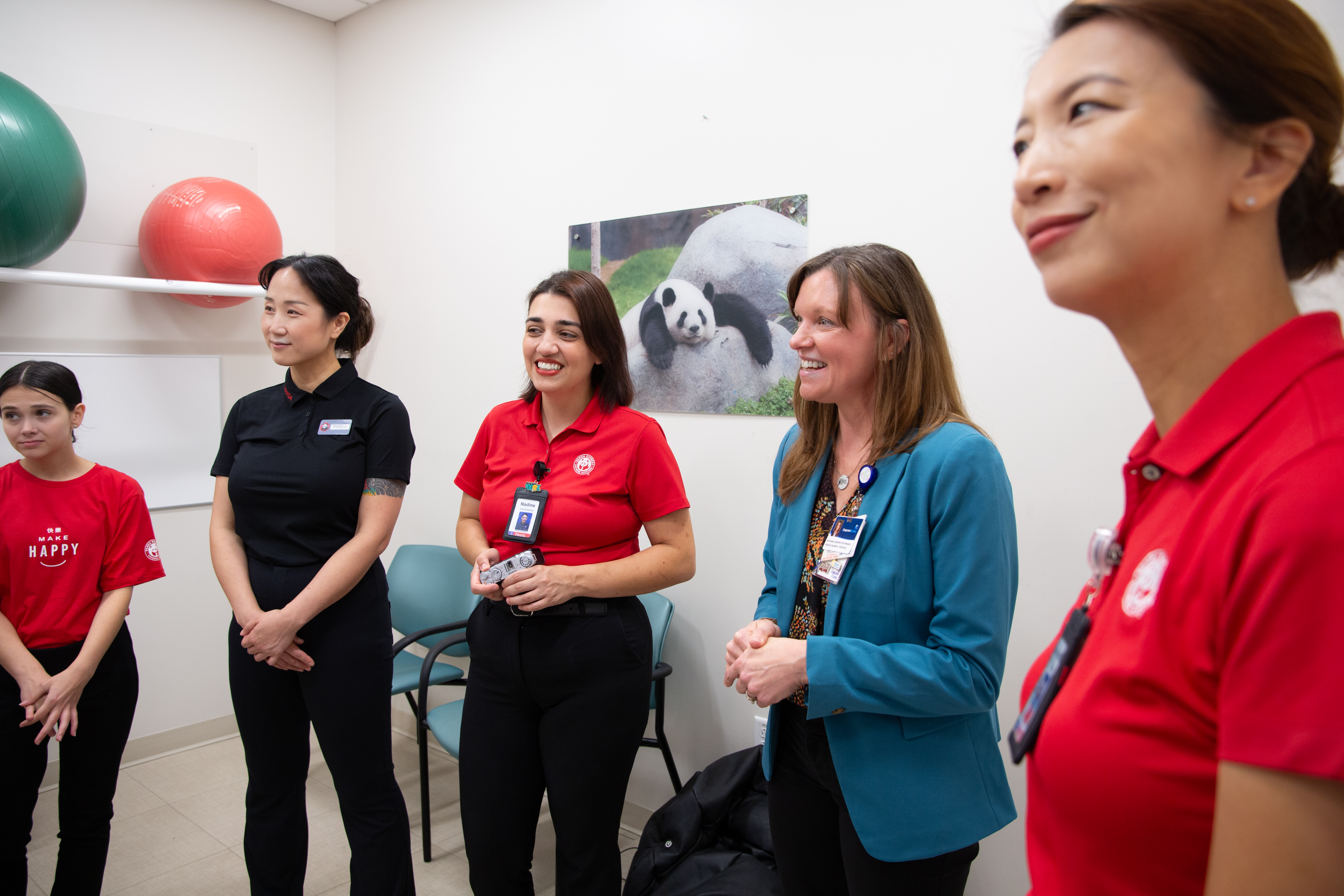 Panda Express Associates with Amy Kaegels in Panda Cares Center of Hope