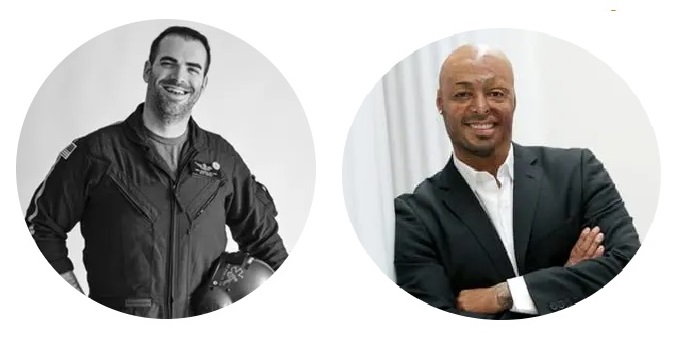 James Boomhower (left) and J.R. Martinez (right)