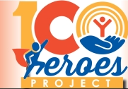 100 heroes logo