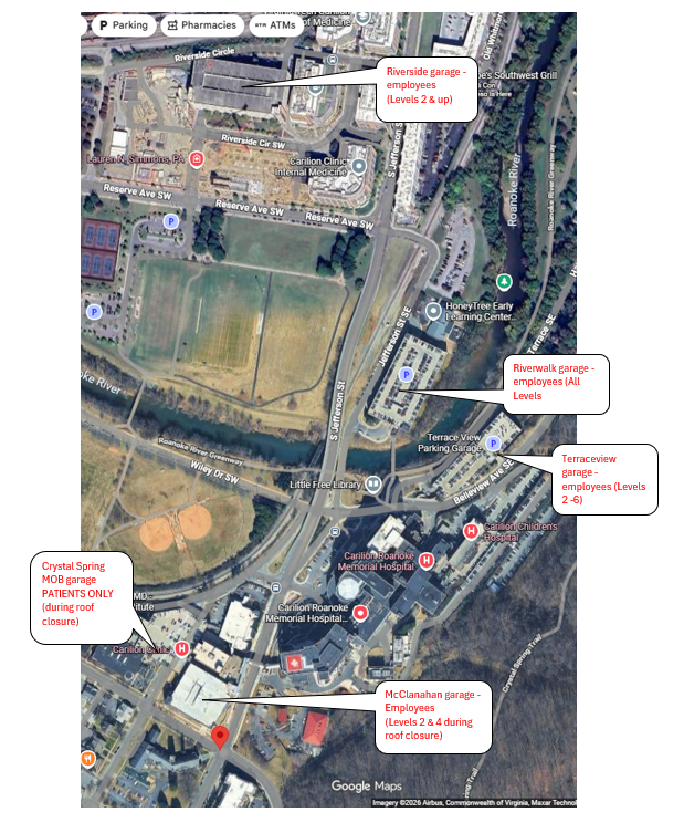 Map of parking