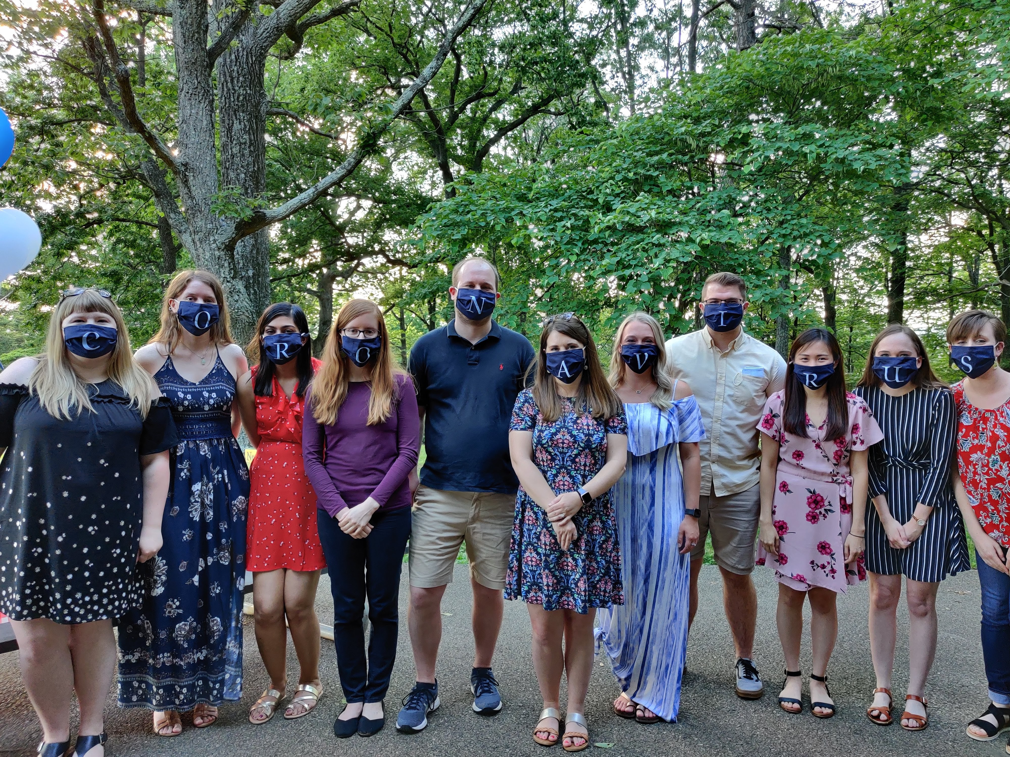 Celebrating our 2020 Pharmacy Residents near the Roanoke Star!