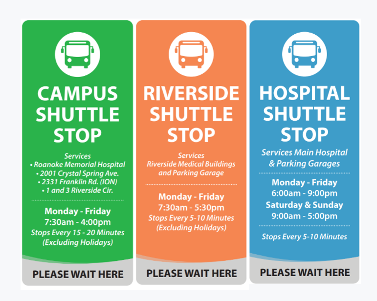 shuttle signs