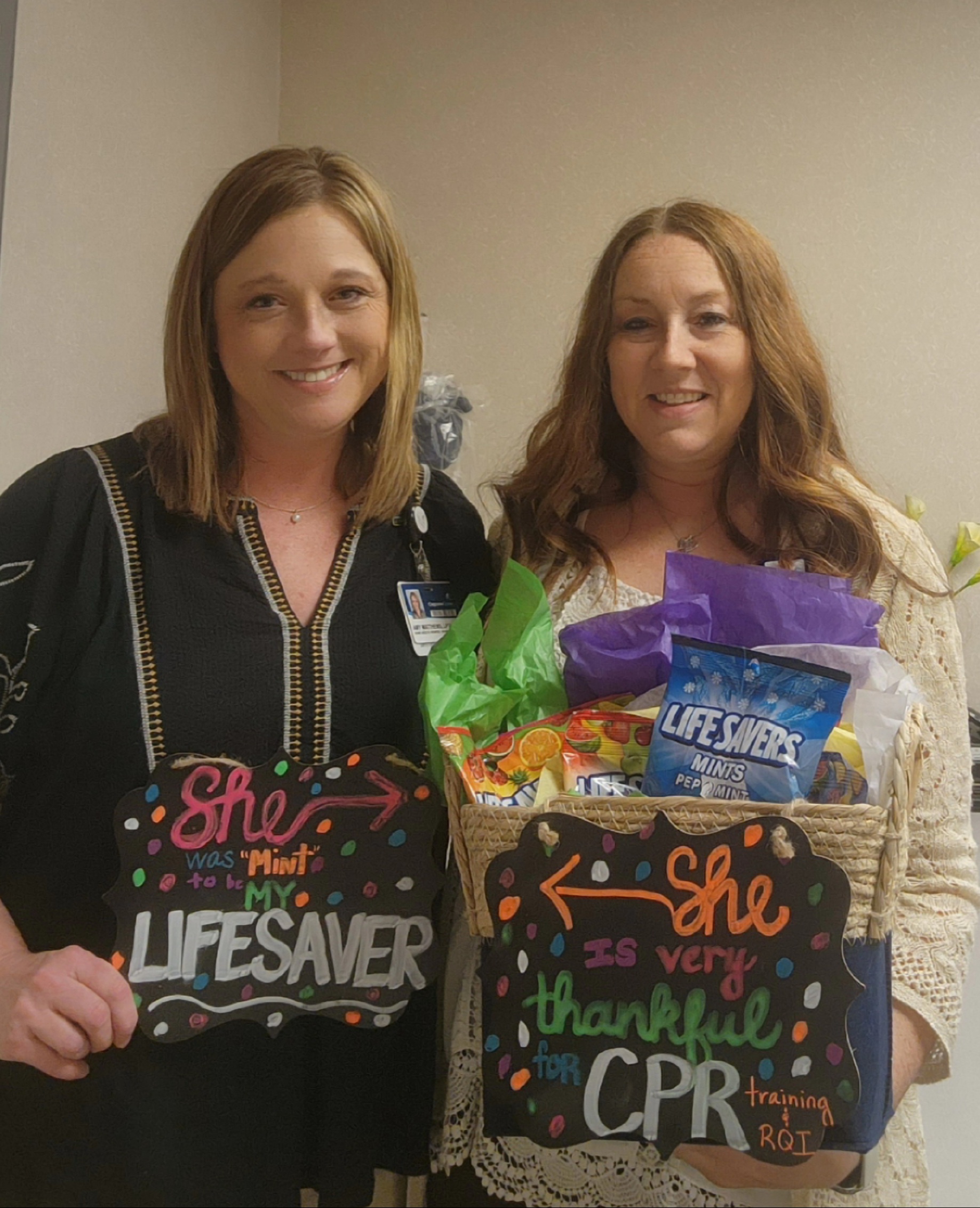 Amy Matthews, NRV Rehab Manager and Sheena Gum, NRV Rehab CTL