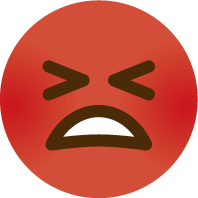Struggling face