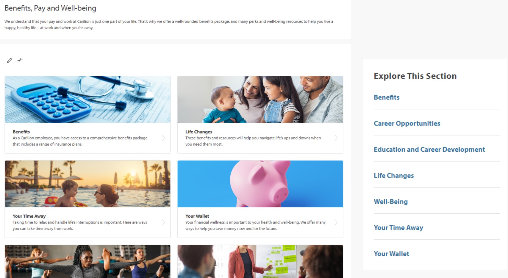 benefits hub home