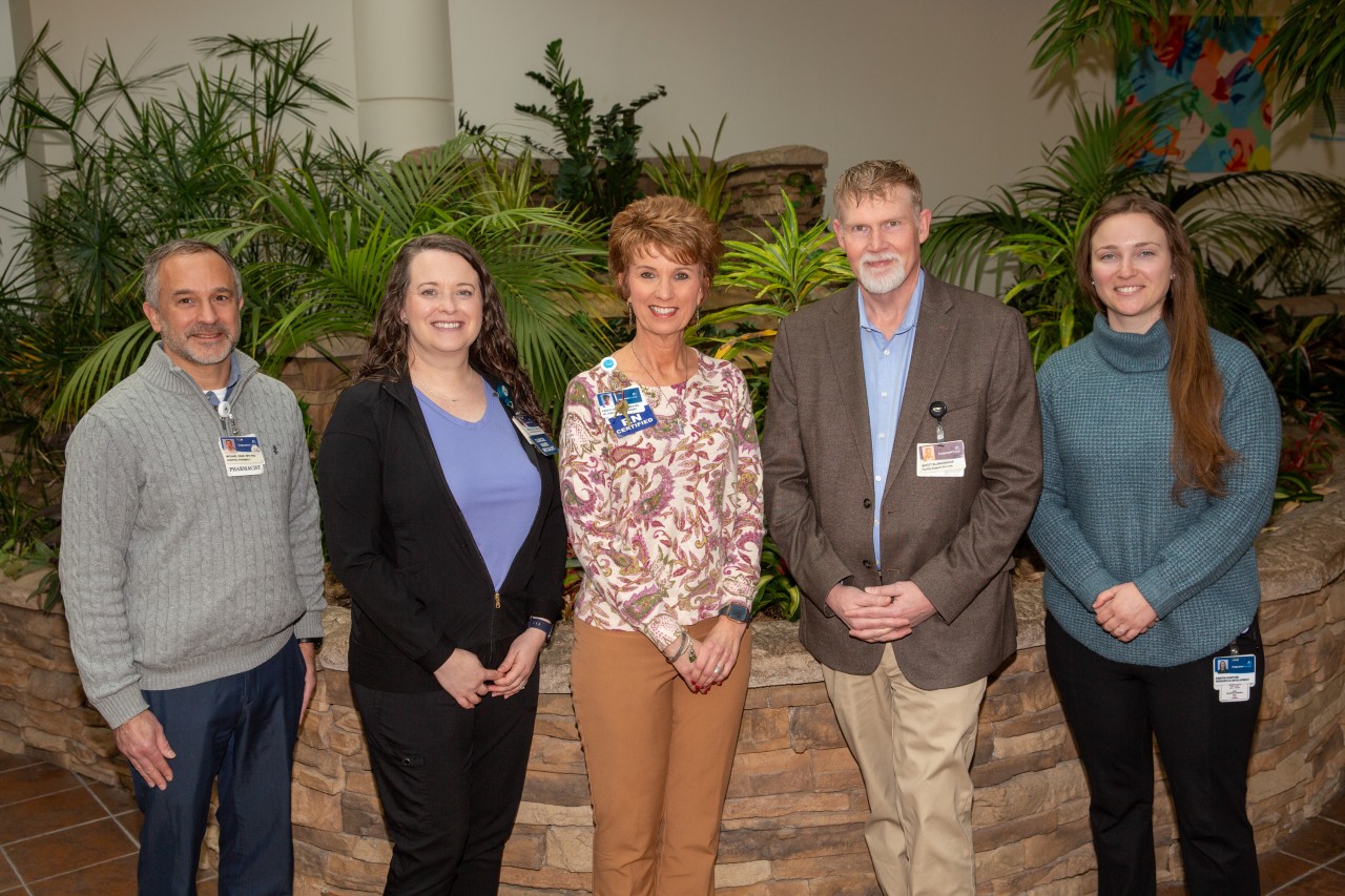 Some of our inpatient research team members at Carilion New River Valley Medical Center 
