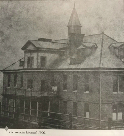 The Roanoke Hospital in 1900