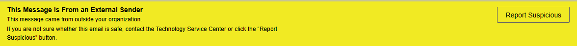 Report Suspicious Banner