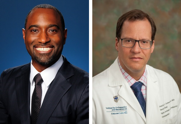 Chris Cullom and Dr. Jonathan Carmouche