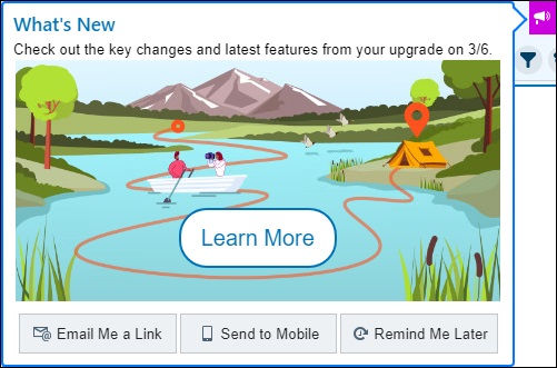 The What's New notification in Epic