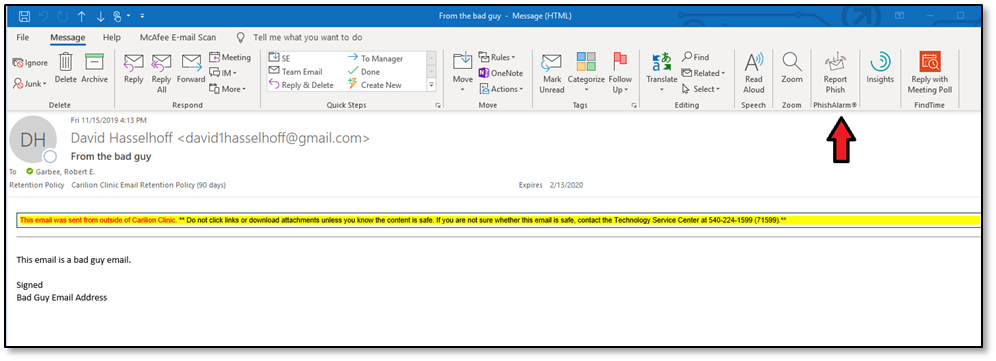 Picture of Outlook desktop/full version