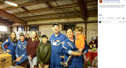 Life-Guard 12 Crew helping out with the Rockbridge Christmas Baskets program!