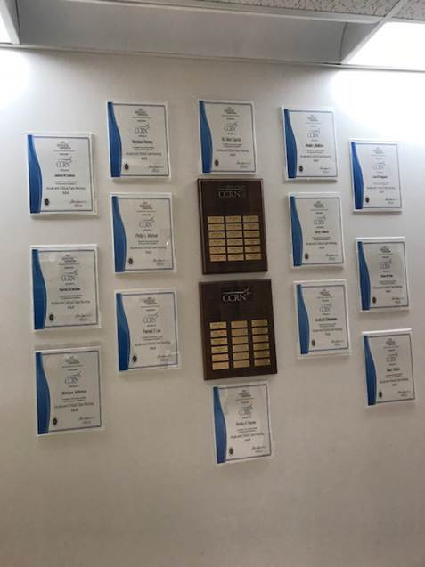 CCRN wall