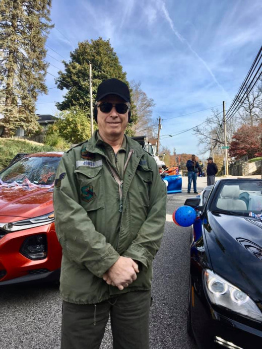 Salute to our veteran hospice volunteer, Jim Jones.