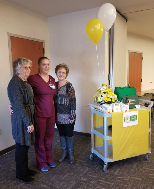 Patients family that nominated Heather.