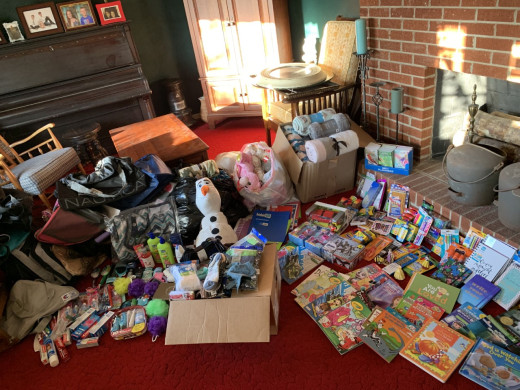 duffle bag drive for foster children