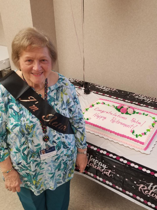 Reba H. Carter, 56 years of service