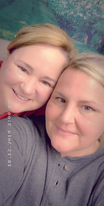Selfie of Missy White RN and her Supervisor Kendra Shelton RN