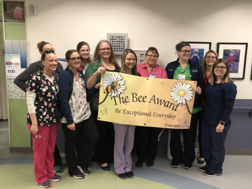 Winner Katrina and pediatric team