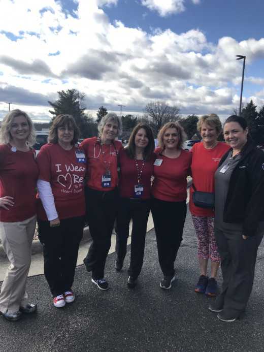 Cardiac staff excited to finally have our own heart!!