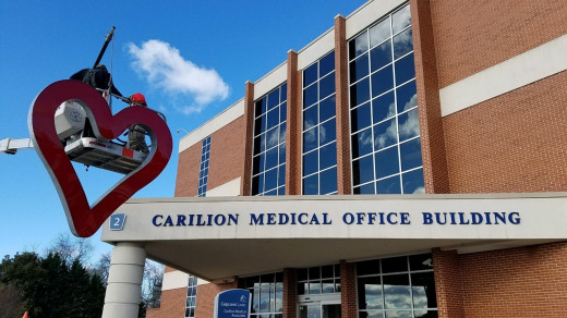 The heart being lifted 