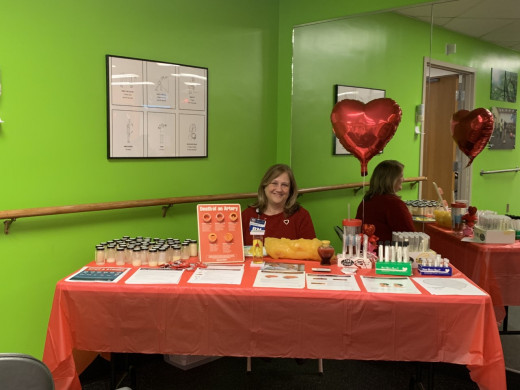 Betty Robertson shared heart wellness and stroke education