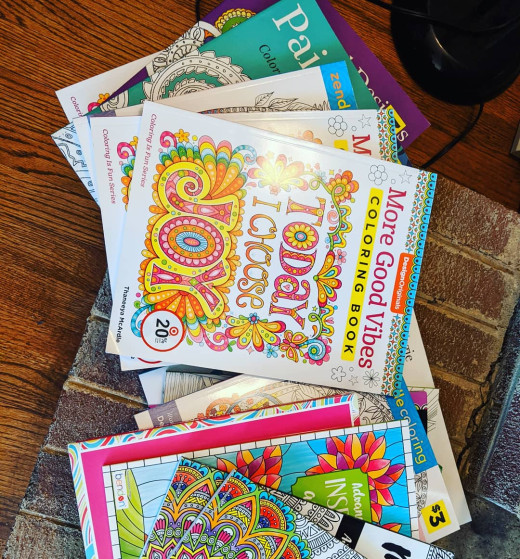Coloring books and workbooks for SARA