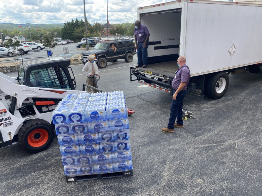 Loading the truck