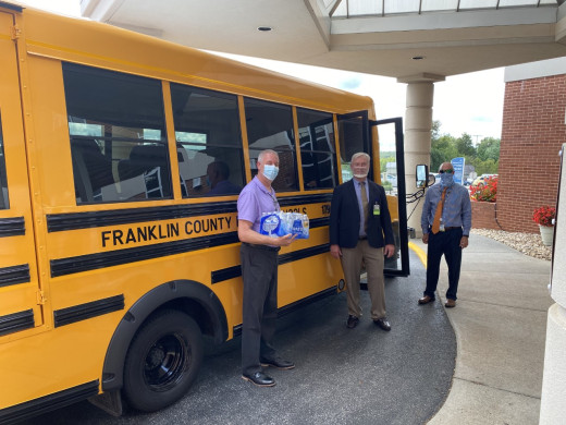 Carl Cline (VP CFMH),  Dr. Mark Church (Superintendent of FCPS) & Jason Guilliams (Dirctor of Operations FCPS)