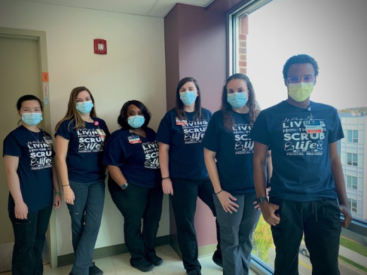 Internal Medicine CMA crew in their swag from CMA week!