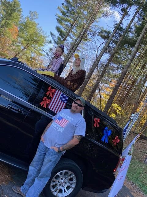 Karen's husband, Robbie and daughter, Sarah Ray (aka Eagle of Freedom).