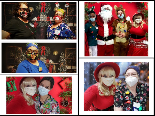 A Merry Rehab Staff on Christmas Day