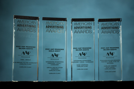 Carilion's four ADDY awards