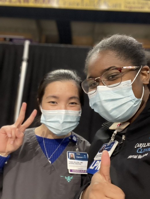 Thanh (left) & Najee (right) 